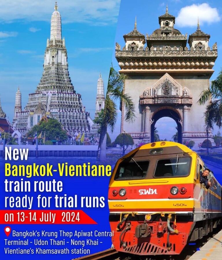 New Bangkok-Vientiane Train Service to Commence