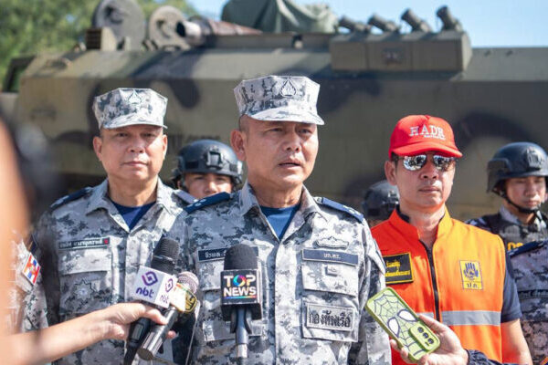 Thai navy ready to repel invasion near Koh Kood island Thai navy