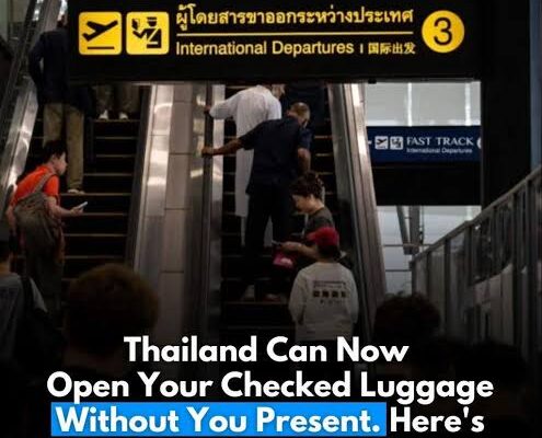 From October, Thailand will open suspicious luggage